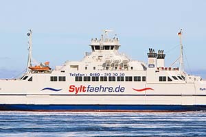 Sylt-Fähre von Rømø nach Sylt